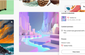 How to add Content Credentials to an image in Photoshop
