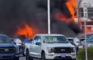 Semi-Truck Plows Into Utah Car Dealership Causing Huge Blaze | The Gateway Pundit
