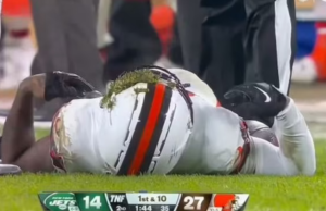 SCARY: Browns Wide Receiver Suffers Brain Injury Causing Involuntary Body Movements (VIDEO) | The Gateway Pundit