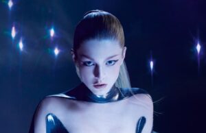 Hunter Schafer Enchants in Mugler Angel Elixir Perfume Ad