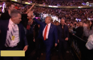 VIDEO: UFC Crowd Goes Wild as Trump Enters Arena at Covington Fight Flanked by Dana White, Kid Rock and Mario Lopez! | The Gateway Pundit