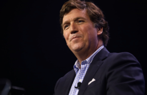 Tucker Carlson Network Parks Billboard Trucks At Major News Outlets Proclaiming ‘Corporate Media Is Dead’