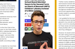 Victor Reacts: Disgusting New Trend — Another School Board Official Sworn In on LGBTQ Books, Not the Bible (VIDEO) | The Gateway Pundit