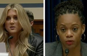 WATCH: Riley Gaines Flips the Tables on Far-Left Squad Democrat After Being Accused of “Transphobic Bigotry” – Defeated Leftist then Stops Hearing in Anger | The Gateway Pundit