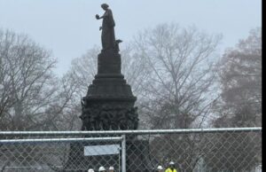 Crane Moved into Arlington Cemetery for Removal and Destruction of Civil War Reconciliation Memorial this Week | The Gateway Pundit