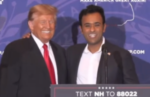 VP Chants Erupt As Vivek Ramaswamy Takes Stage at Trump’s Campaign Event in New Hampshire (VIDEO) | The Gateway Pundit