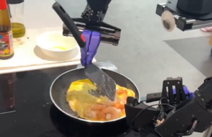 Watch the new robot cook from Google DeepMind researchers