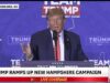 President Trump Takes the Stage to Thunderous Applause in Concord, New Hampshire: “We’re Going to Bring America Together Through Unprecedented Success” (VIDEO) | The Gateway Pundit