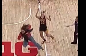 Women’s Basketball Star Caitlin Clark Who Is Setting All Records in NCAA Is Injured After Crowd Member Blindsides Her Rushing on Court (Video) | The Gateway Pundit