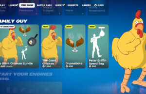 New Family Guy Fortnite skin is “pay-to-lose” say players