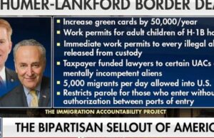 Schumer-Lankford Border Deal Includes Controversial Plan to Increase Green Cards by 50,000 Annually and Allow 150,000 Illegal Immigrants Monthly | The Gateway Pundit
