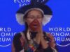 HOLY HELL! Another Elitist Freak Show… Demonic Witch Mumbles Incantations, Hexes Stage, Blows Air at Attendees… Welcome to Davos! | The Gateway Pundit