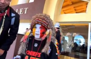 9-Year-Old Chiefs Fan Smeared by Deadspin Goes to Super Bowl Wearing Face Paint and Native Headdress (VIDEO) | The Gateway Pundit