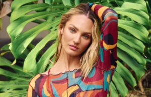 Candice Swanepoel Models Tropic of C x Agua Bendita Swim