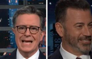 Jimmy Kimmel And Stephen Colbert Joke About Trump’s Crazy Valentine’s Day Message To Melania