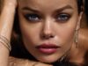 Frida Aasen Shimmers in Logan Hollowell Spring 2024 Jewelry