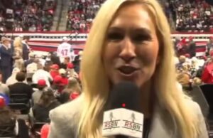 Marjorie Taylor Greene Has A Pornographic Slip Up While Saying Trump’s Name