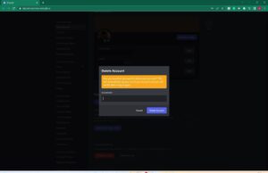 How to delete a Discord account