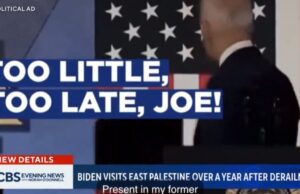 (VIDEO) East Palestine Residents React to Biden’s Visit OVER One Year After Toxic Chemical Explosion, Say They are Still Suffering from Health Issues, Worried About “Cancer Cluster” – “He Has NOT Helped Us. He’s Too Little Too Late.” | The Gateway Pundit