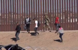 Texas National Guard Soldier Holds the Line, Physically Pushes Illegals Back Toward Mexico (VIDEO) | The Gateway Pundit