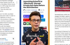 Victor Reacts: Biden Regime Schemes to Ban the Private Sale of Firearms (VIDEO) | The Gateway Pundit