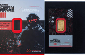 Own an actual Call of Duty gold bar to celebrate its 20th anniversary, but you’ll need to be quick