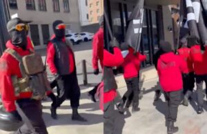 “Feds!” – Neo-Nazi Wannabes March Through Nashville Streets Waving Swastika Flags (VIDEO) | The Gateway Pundit