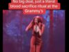 Another Satanic Display at Grammy Awards: Singer Performs Satanic Ritual with Demon Sucking Blood and Blood Leaking from Walls | The Gateway Pundit