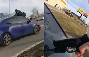 VIDEO: Ohio Cop Shoots Crazed Woman While on Car Hood After She Rammed Him in Wild Police Chase | The Gateway Pundit