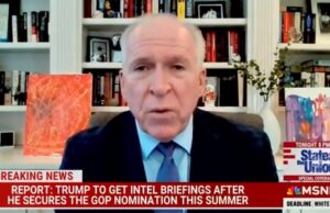 Former CIA Director John Brennan Says Intel Community will Withhold Key Information From Trump’s Security Briefings This Summer (VIDEO) | The Gateway Pundit