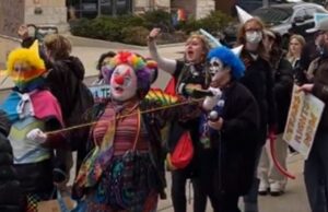 WATCH: Literal ‘Queer’ CLOWNS Show Up to Protest TPUSA Event Featuring Candace Owens | The Gateway Pundit