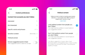 Meta launches opt-out setting to limit visibility of politics