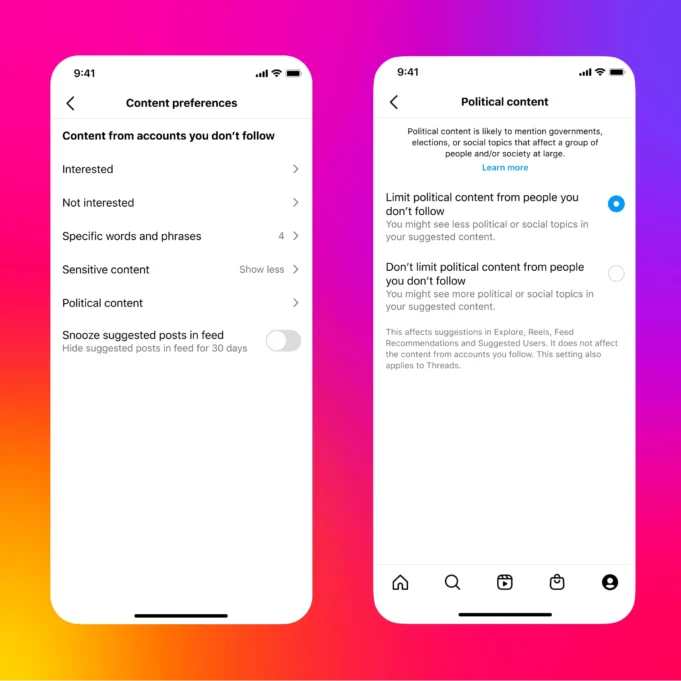 Meta launches opt-out setting to limit visibility of politics