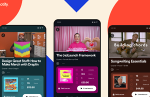 How to access video learning courses on Spotify