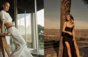 Amber Valletta Embraces J. Crew’s Spring Linen Styles