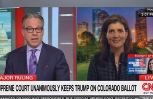 Leftist CNN Anchor Jake Tapper Malfunctions on Live TV, Tells Nikki Haley : “Donald Trump Participated in an ERECTION” (VIDEO) | The Gateway Pundit