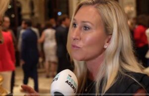 A Possibly Drunk Marjorie Taylor Greene Tells Journalist To F-uck Off When Asked About Jewish Space Lasers