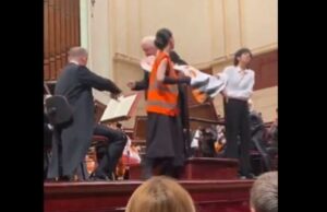 Climate Protesters Try Disrupting Polish Philharmonic Orchestra, Crowd Applauds When Conductor Ends Their Stand in One Move | The Gateway Pundit