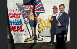 British Fish and Chips Shop Ordered to Remove Union Jack Mural ‘Because It’s Inappropriate for the Area’ | The Gateway Pundit