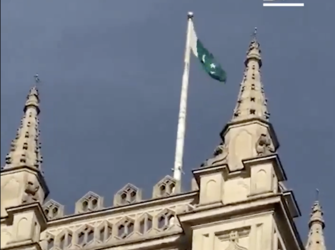 BRITAIN CONQUERED? Pakistani Flag Flown From Westminster Abbey… During Holy Week! | The Gateway Pundit