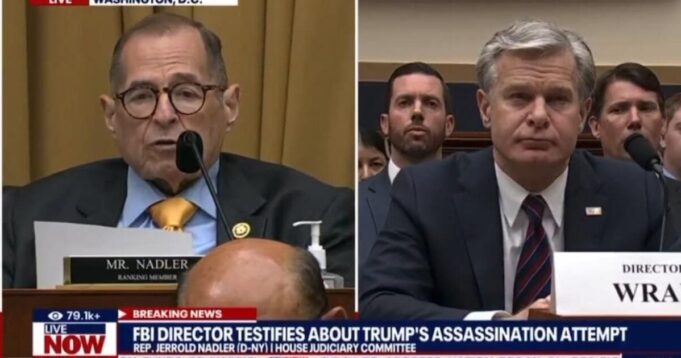 Democrat Nadler Blames President Trump For Assassination Attempt on His Life (VIDEO) | The Gateway Pundit