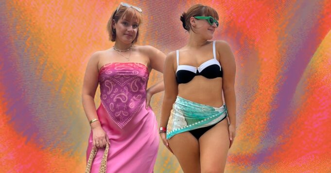 How To Wear A Scarf As A Top, Headband, Sarong, etc.