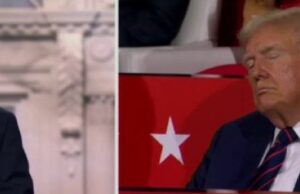 Trump Appears To Fall Asleep Multiple Times During Night 3 Of Republican Convention