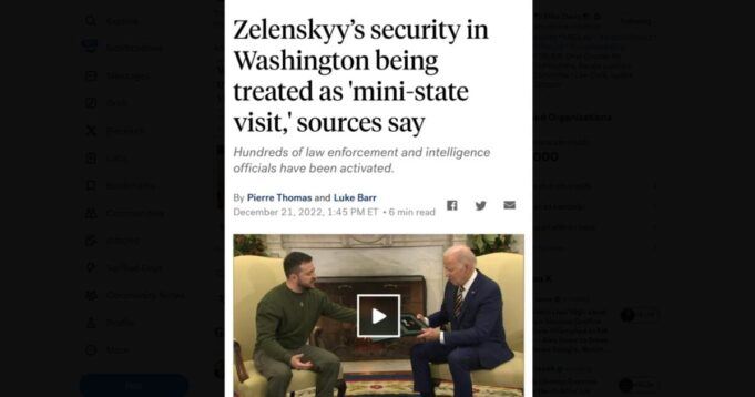 Joe Biden Beefed Up Security for Volodymyr Zelensky but Refused Security Requests from His Political Opponents Robert Kennedy, Jr. and Donald Trump | The Gateway Pundit