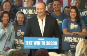 “You Can Say It!” – Doug Emhoff Tries to Start “USA” Chant – But Democrat Voters Aren’t Interested (VIDEO) | The Gateway Pundit