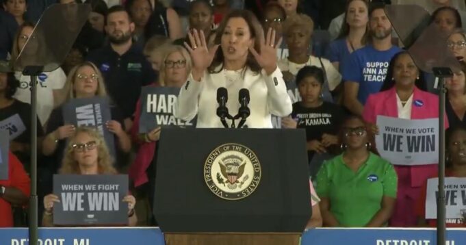 “If You Want Trump to Win, Then Say That! Otherwise I’m Speaking!” – Kamala Harris Flips Out on Far-Left Protestors in Detroit (VIDEO) | The Gateway Pundit