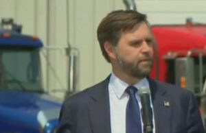 JD Vance Speaks To Virtually Empty Parking Lot In Michigan