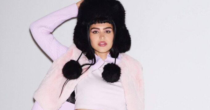 Amelia Gray Rocks Pastels in Moose Knuckles Fall 2024 Ad