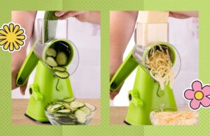 The Zulay Kitchen Rotary Cheese Grater Is a Must for Home Chefs| Well+Good