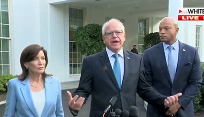 REMINDER: Just a Month Ago, Tim Walz Was One of the Democrat Governors Insisting Joe Biden Was Fine to Run for Reelection (VIDEO) | The Gateway Pundit